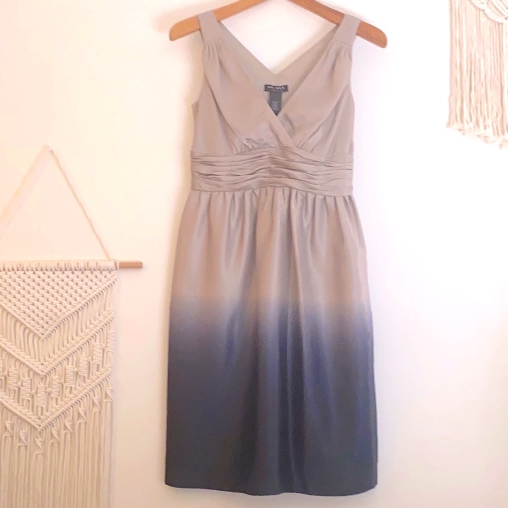 Ombré Satin Dress